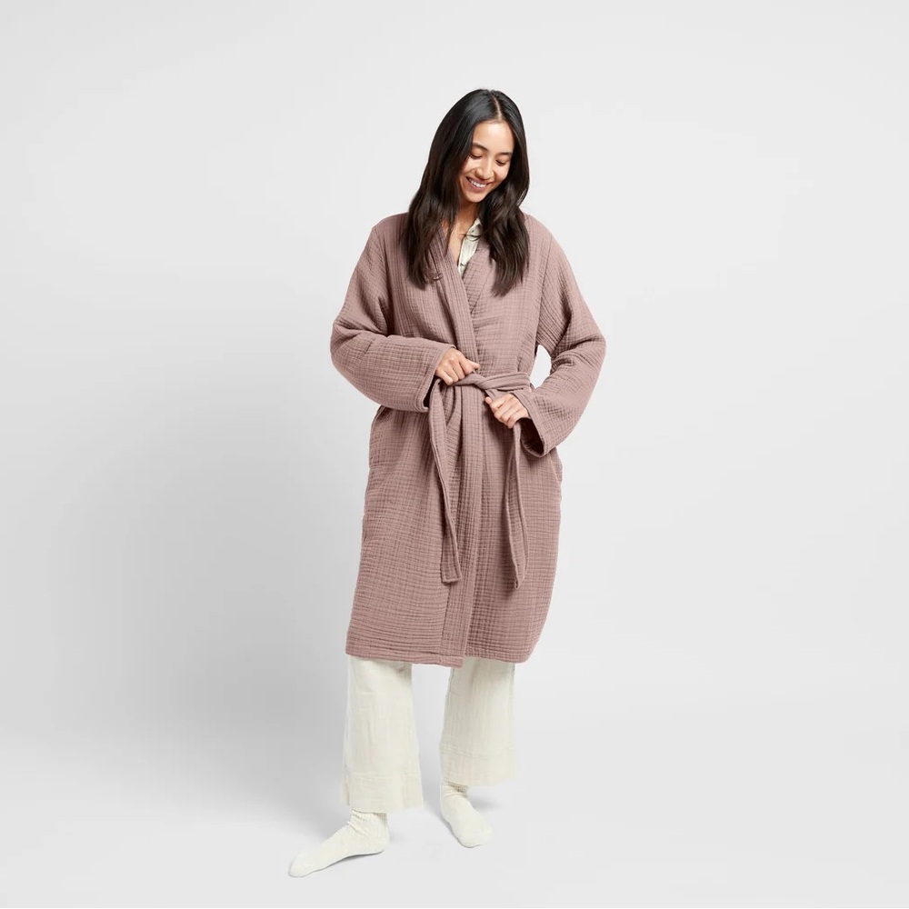 Parachute Cloud Cotton Robe - Maroon